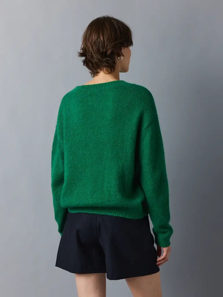 Rue Blanche Pull Rue Blanche Mowool Pull Sweater 25a Emeraude