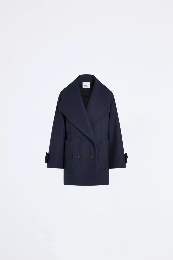 Erika Cavallini Coat Erika Cavallini P6WM01 navy