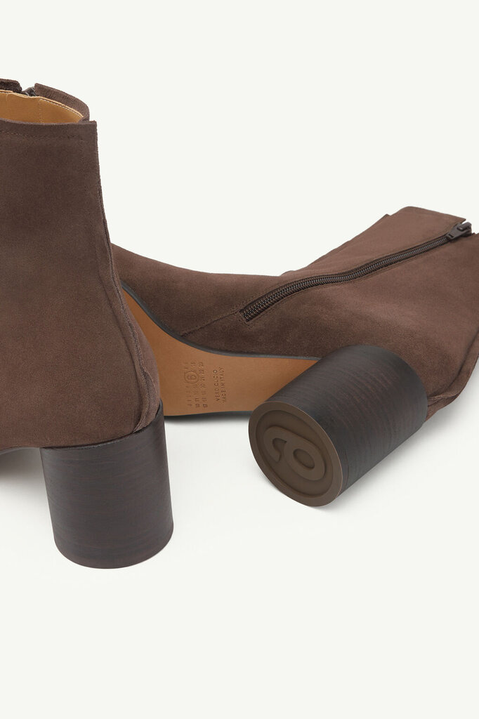 MM6 Maison Margiela Ankle boots MM6 Anatomic stitch brown suede