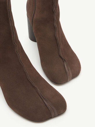 MM6 Maison Margiela Ankle boots MM6 Anatomic stitch brown suede