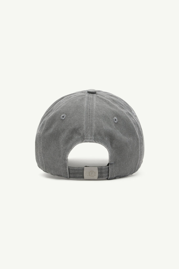 MM6 Maison Margiela Cap MM6 Washed cotton label grey