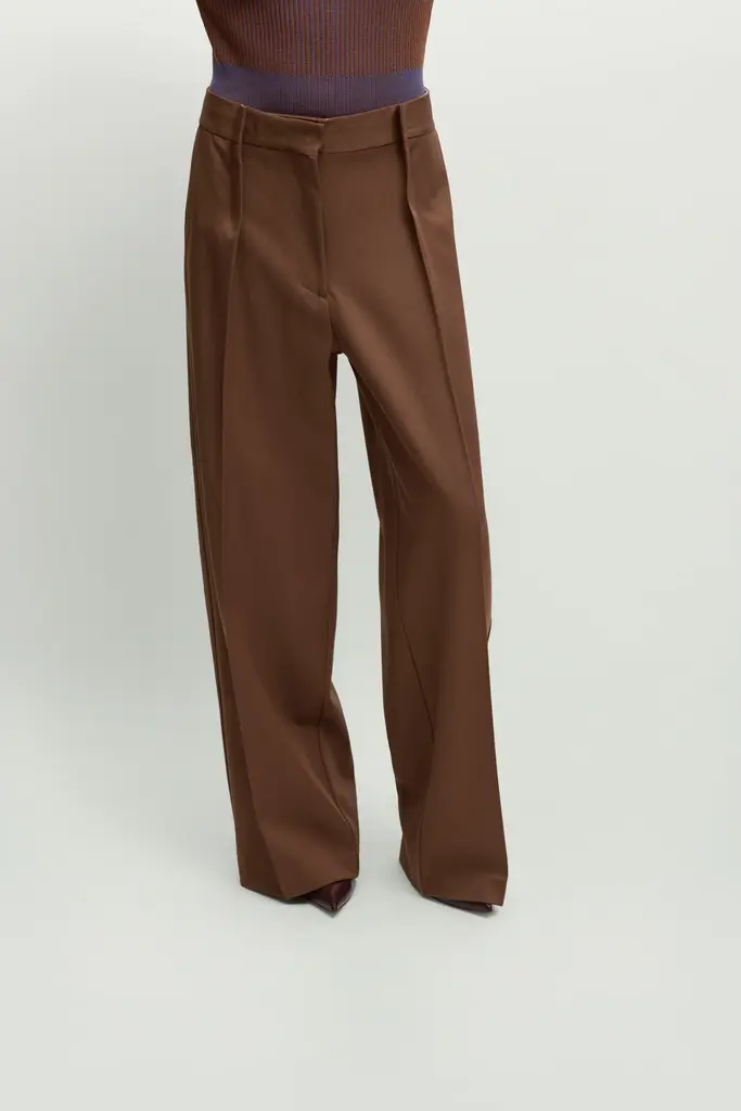 Erika Cavallini Trousers Erika Cavallini P6WR02 camel