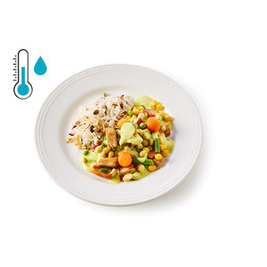 Carezzo Vegetarische Thaise curryschotel - 350 g Carezzo Vegetarische Thaise curryschotel - 350 g