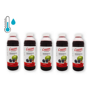 Carezzo Flessen Voordeelbox - Appel - Blauwe bessendrink 5 x 750 ml Carezzo Flessen Voordeelbox - Appel - Blauwe bessendrink 5 x 750 ml