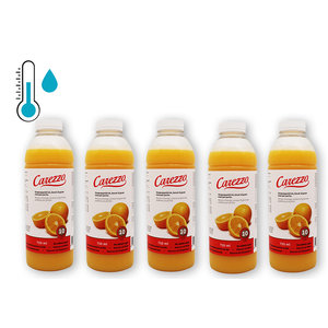 Carezzo Flessen Voordeelbox - Sinaasappeldrink 5 x 750 ml