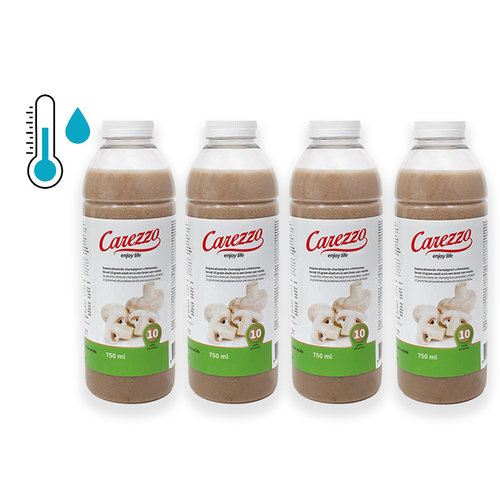 Carezzo Flessen Voordeelbox - Champignon crème soep 4 x 750 ml Carezzo Flessen Voordeelbox - Champignon crème soep 4 x 750 ml