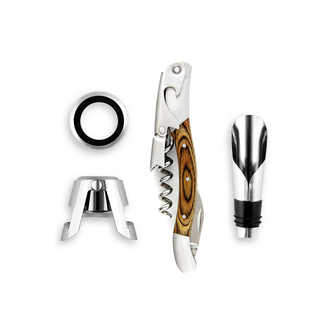 Legnoart Wine set “Memorabile” grand crue