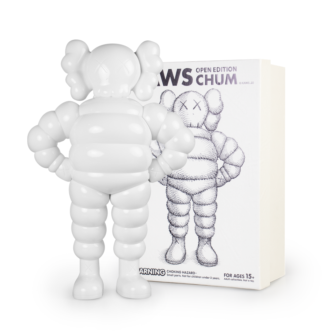 KAWS Chum Keychain White (2009)KAWS Chum Keychain White (2009) - OFour