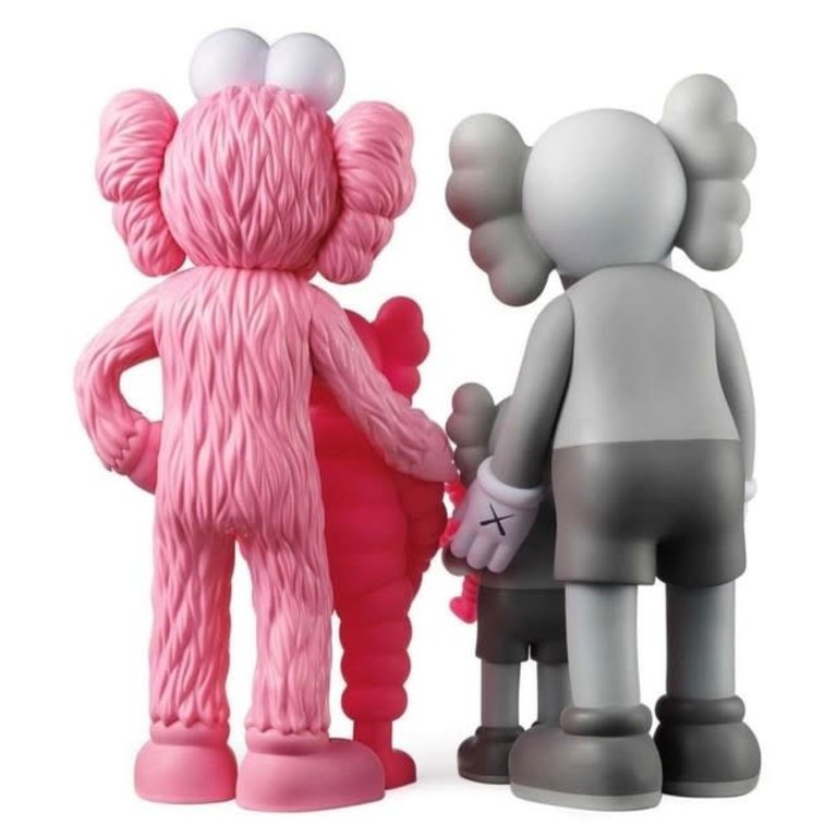 KAWS Family Vinyl Figures Grey/Pink - US