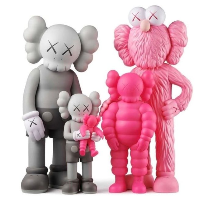 即納HOT MEDICOM TOY - KAWS FAMILY BROWN/BLUE/WHITE カウズ