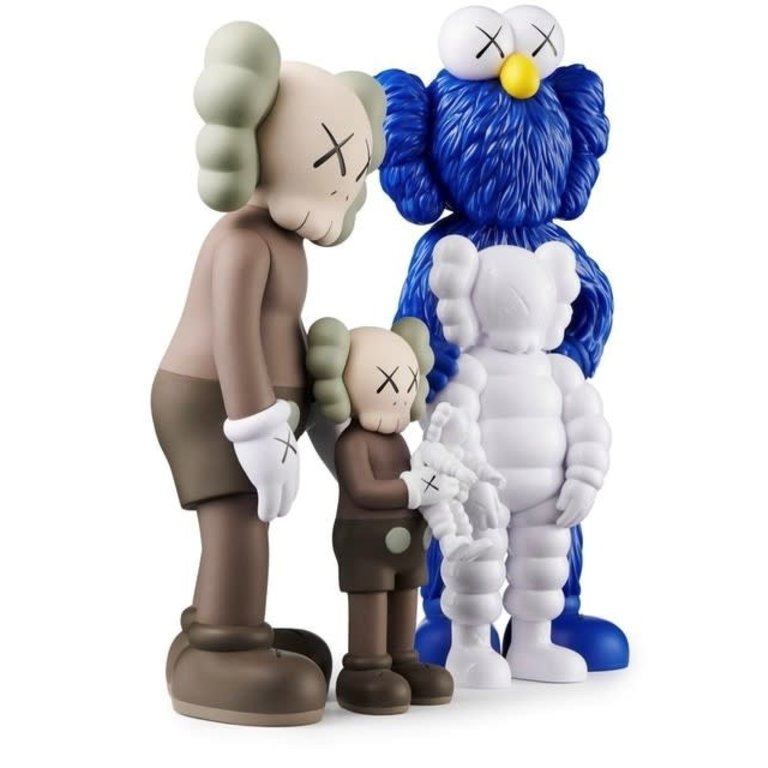 Family Figures - Brown Blue White