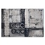 Schilderij Abstract in Grijs , 4 maten ( wanddecoratie )