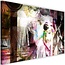 Schilderij Ballerina in jurk , 2 maten , multikleur (wanddecoratie)