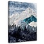 Schilderij Blauwe bergen, 2 maten, Premium print