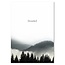 Schilderij Breathe bergen, 4 maten, zwart-wit, Premium print