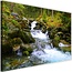 Schilderij Bergbeek, 2 maten, groen, Premium print