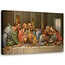 Schilderij , Het laatste avondmaal van Leonardo Da Vinci ,2 maten ,reproductie , multikleur