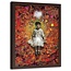 Foto in frame , Kind op schommel ,Historisch Tafereel ,70x100cm , Multikleur , wanddecoratie