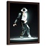 Foto in frame , Michael Jackson , 70x100cm , zwart wit , Premium print