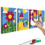 Doe-het-zelf op canvas schilderen - Four Seasons