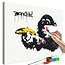 Doe-het-zelf op canvas schilderen - Fruit Weapon