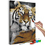 Doe-het-zelf op canvas schilderen - Friendly Tiger