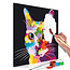 Doe-het-zelf op canvas schilderen - Spotted Cat
