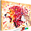 Doe-het-zelf op canvas schilderen - Abstract Lion