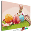 Doe-het-zelf op canvas schilderen - Easter Rabbit