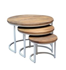 Mister Habitat Sidetable The Harlem - Set van 3