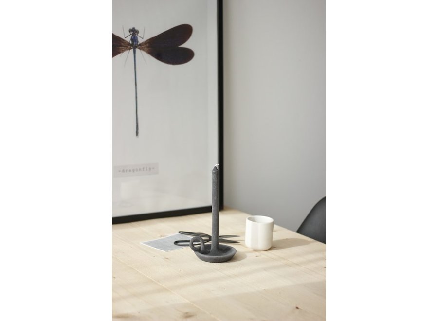 Tallow Kaars & Kandelaar Black Velvet