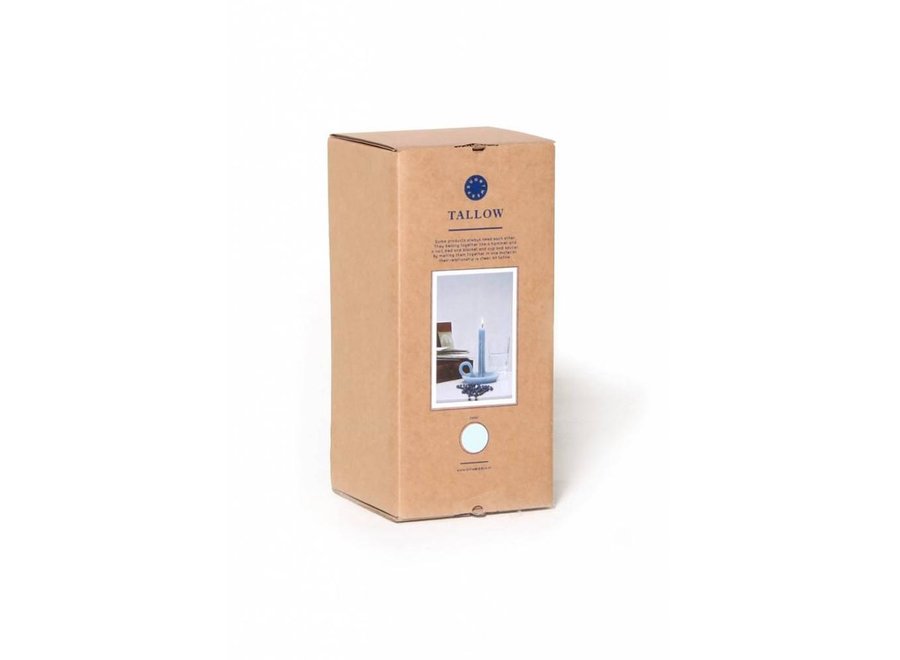 Tallow Kaars & Kandelaar Soft Grey