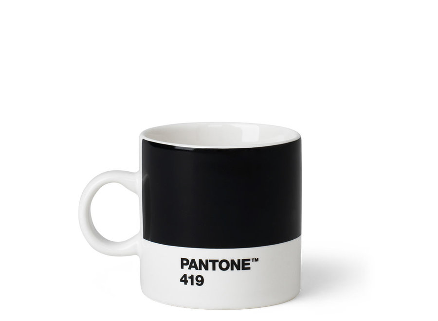 Pantone Espresso Kop 120ml Zwart 419