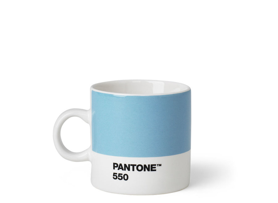 Pantone Espresso Kop 120ml Licht Blauw 550