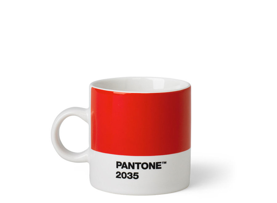 Pantone Espresso Kop 120ml Rood 2035