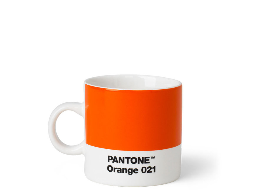 Pantone Espresso Kop 120ml Oranje 021