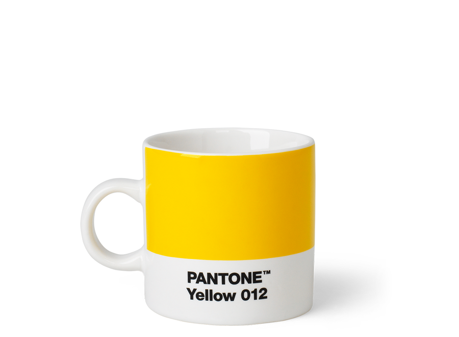 Pantone Espresso Kop 120ml Geel 012