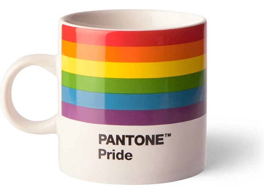 Pantone Espresso Kop 120ml PRIDE Set van 7