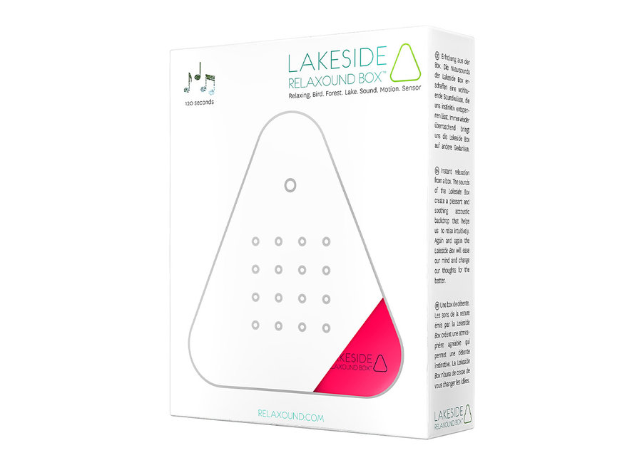 Lakesidebox Neon Roze - Box met Natuurgeluiden