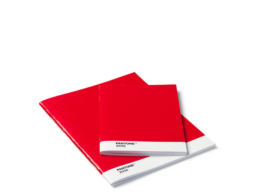 Pantone Schriften Rood 2035 Set van 2