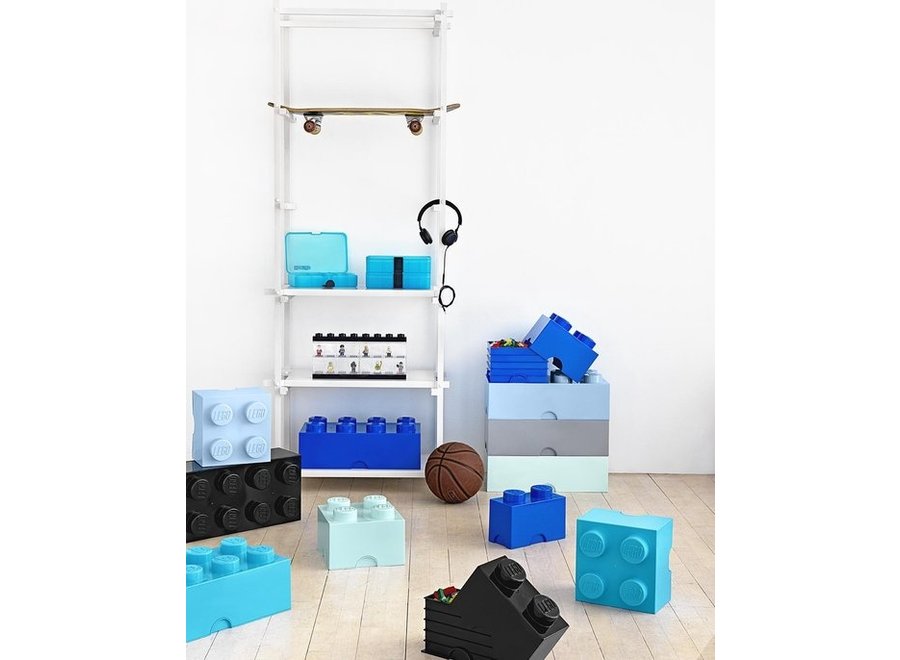 Opbergbox Brick 4 Licht Blauw 6L