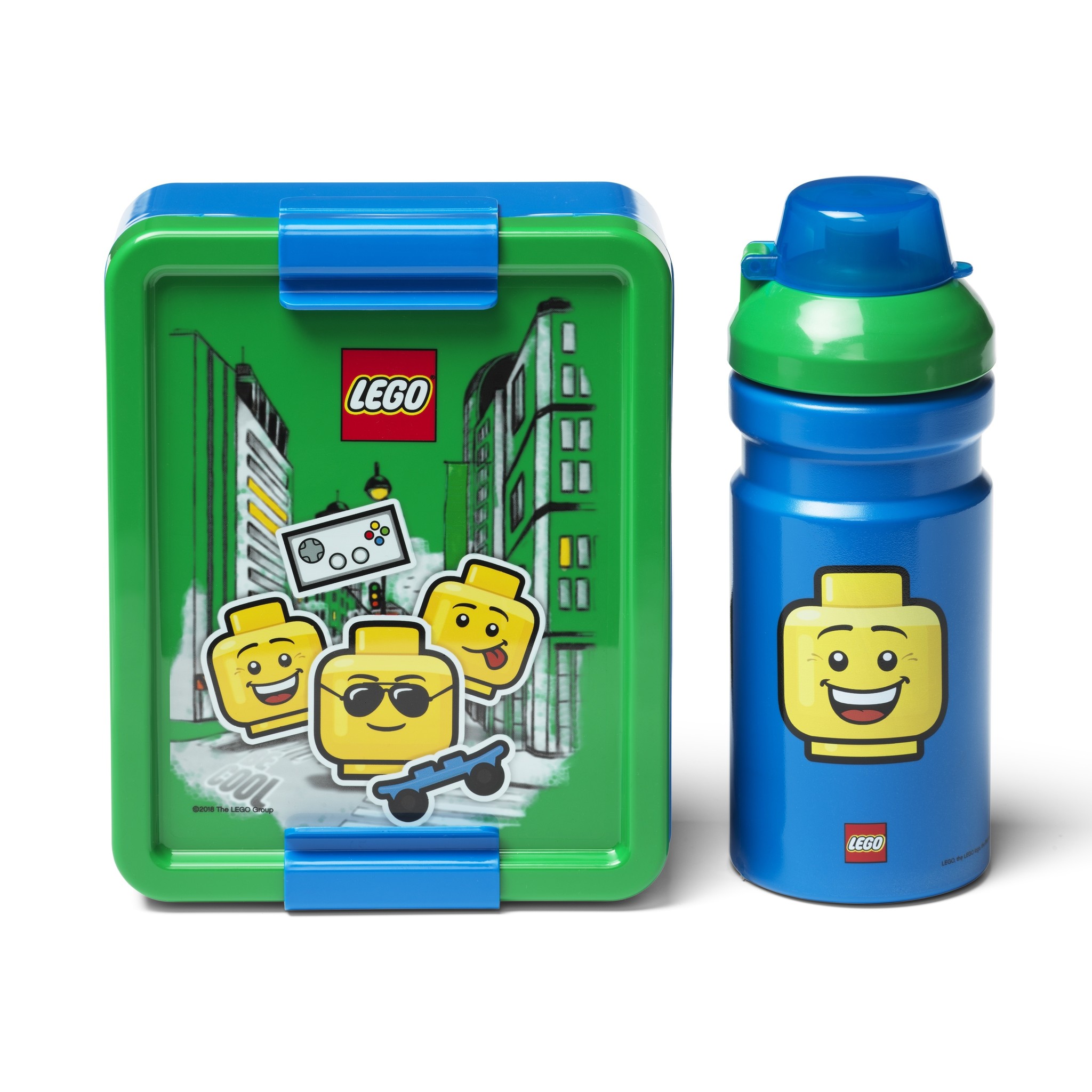 Perforeren ader Diplomatie Lego Iconic Boy Lunchset Broodtrommel en Drinkfles - Best Brands For Living