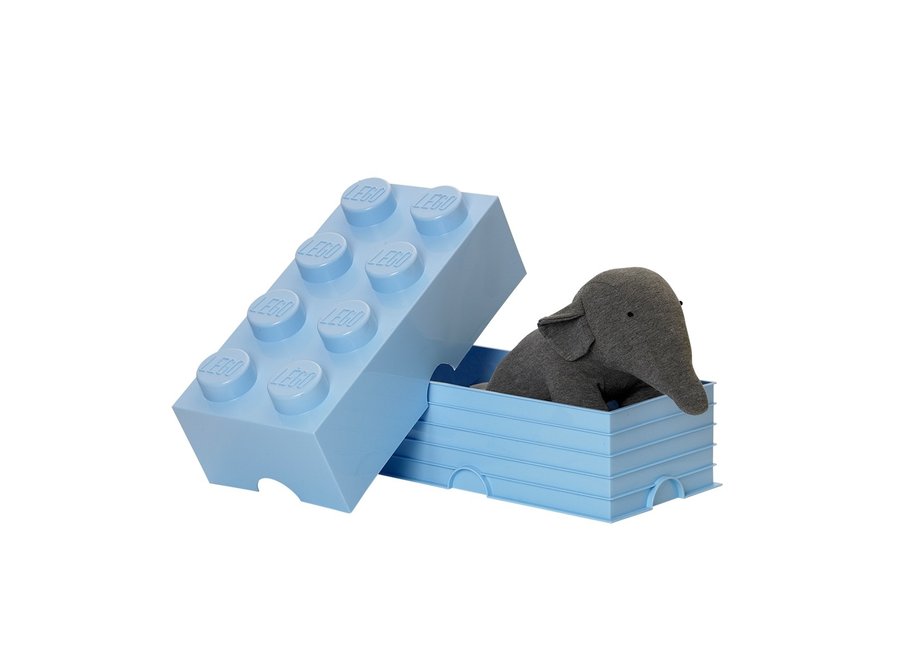 Opbergbox Brick 8 Licht Blauw 12L