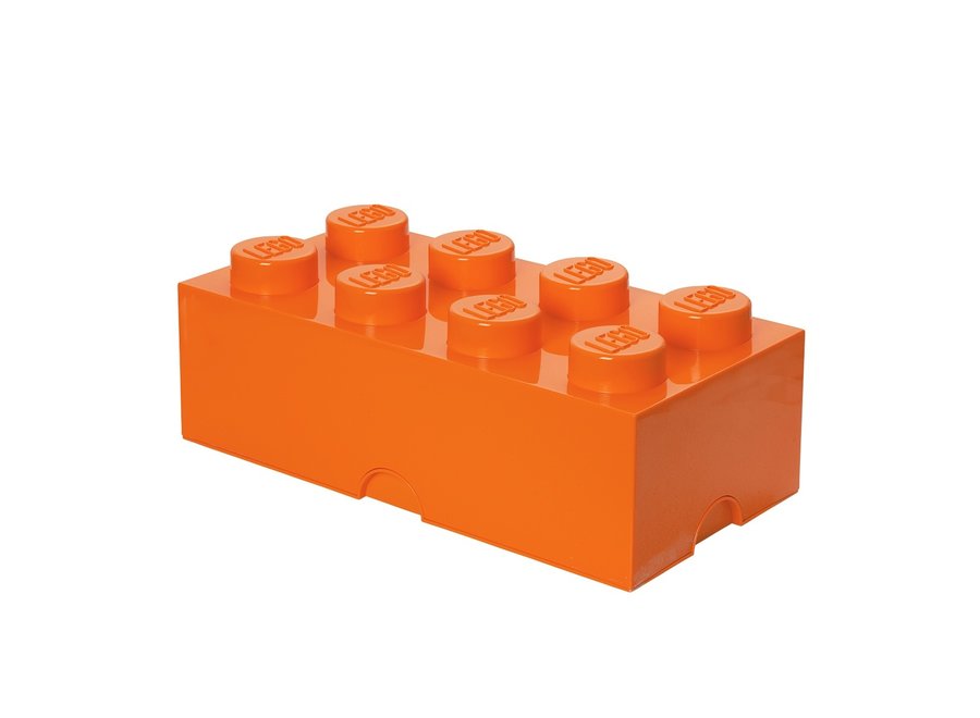 Opbergbox Brick 8 Oranje 12L