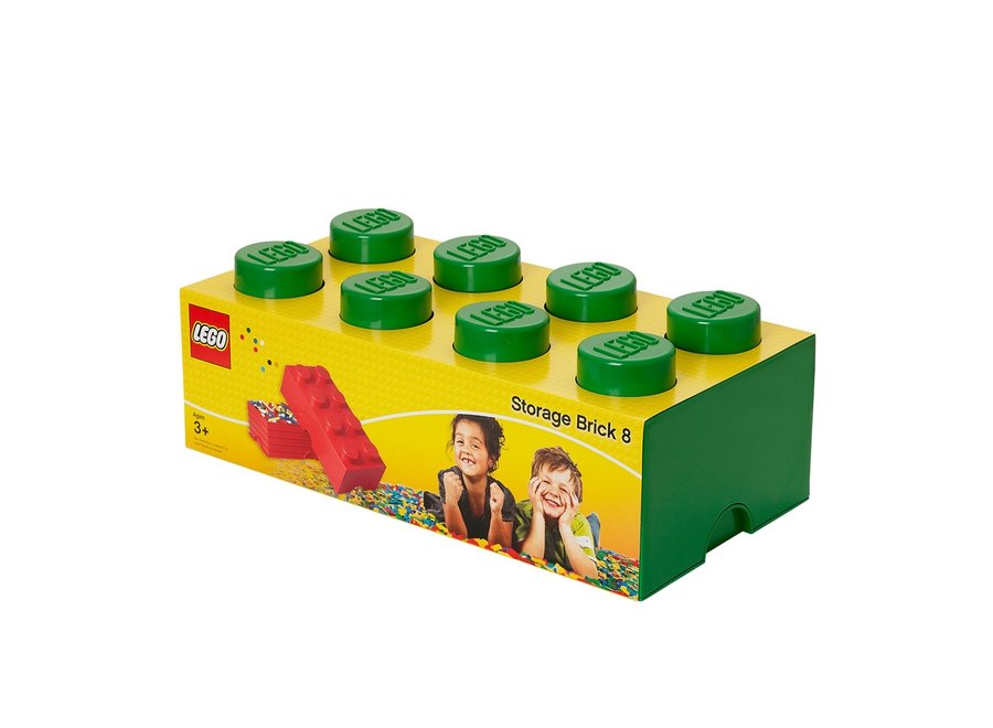 Opbergbox Brick 8 Classic Groen 12L