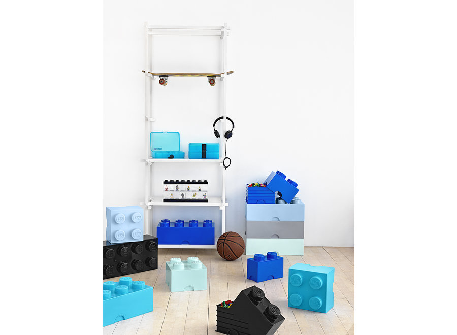 Opbergbox Brick 8 Azur Blauw 12L