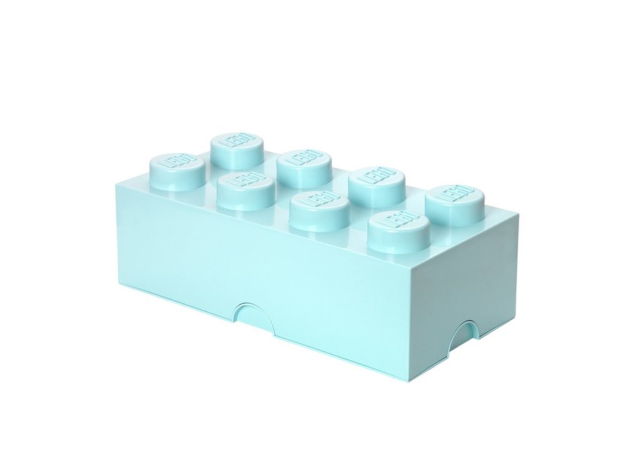 Opbergbox Brick 8 Aqua Blauw 12L