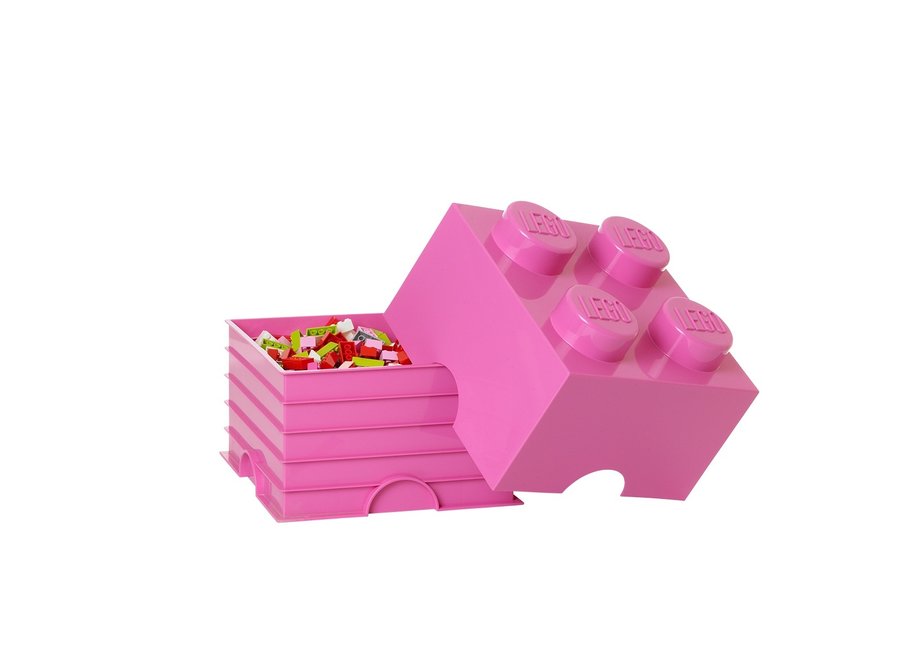 Opbergbox Brick 4 Roze 6L