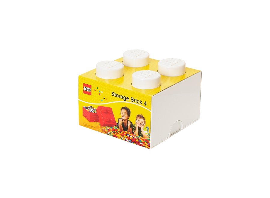 Opbergbox Brick 4 Wit 6L