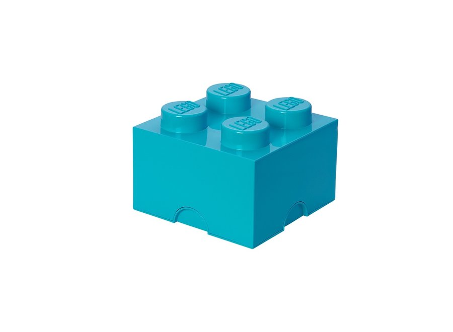 Opbergbox Brick 4 Azur Blauw 6L